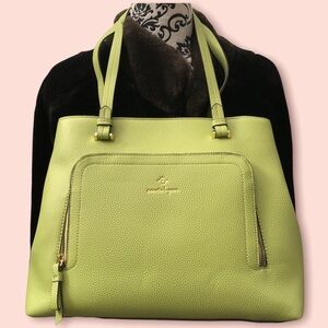 Nenette Lepore Vegan leather Green Tote Purse